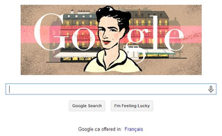 Illustration for article titled Simone de Beauvoir Is Today's Google Doodle
